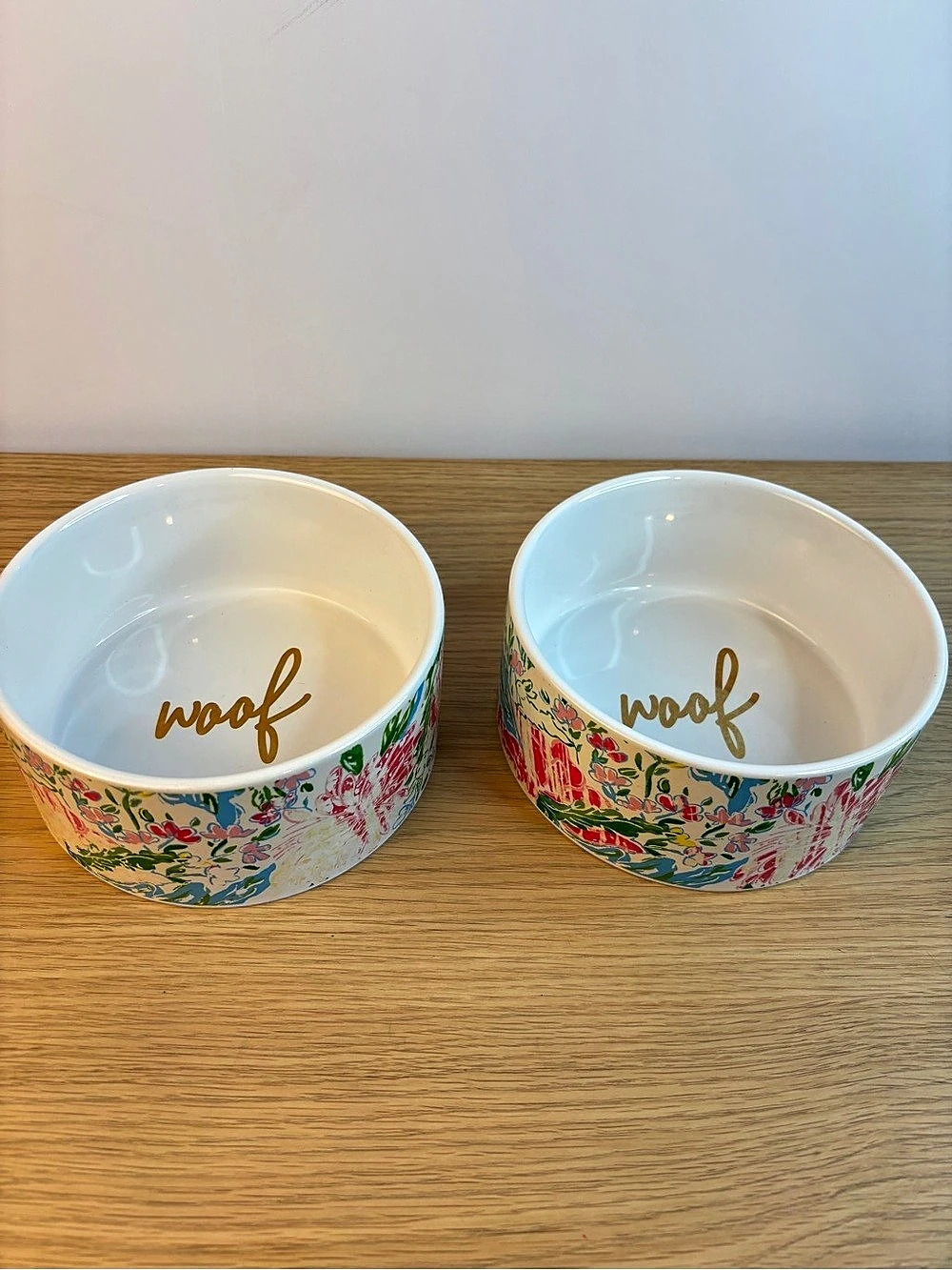 Lilly Pulitzer Bunny Business Floral Bowls Set of 2